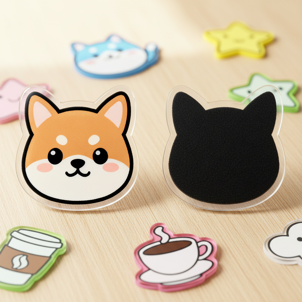 Hot Selling High Quality Acrylic Refrigerator Magnets Stickers for Home Office Decoration