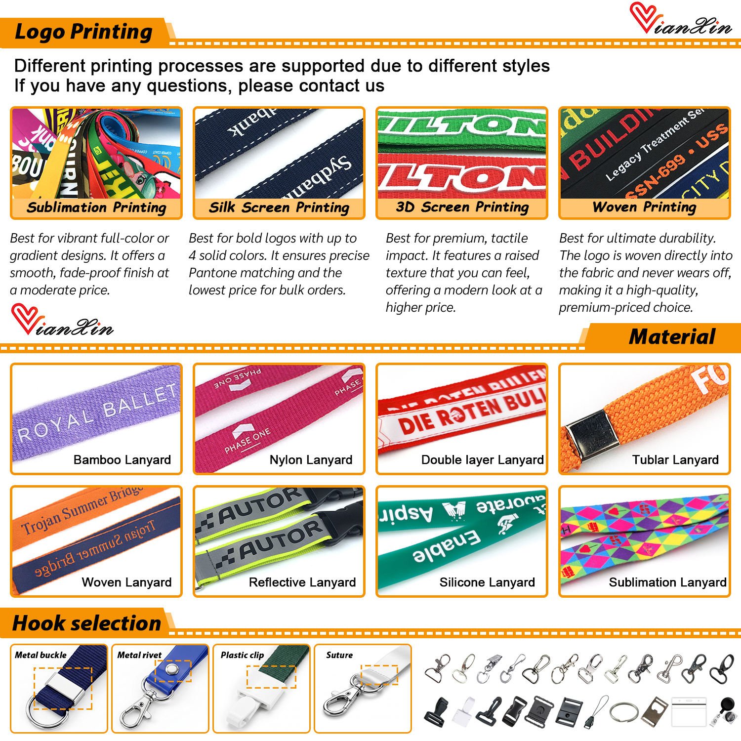 Free Sample No Minimum Order Custom Printed Sublimation Neck Lanyards With Logo Custom Keychain Polyester Lanyard