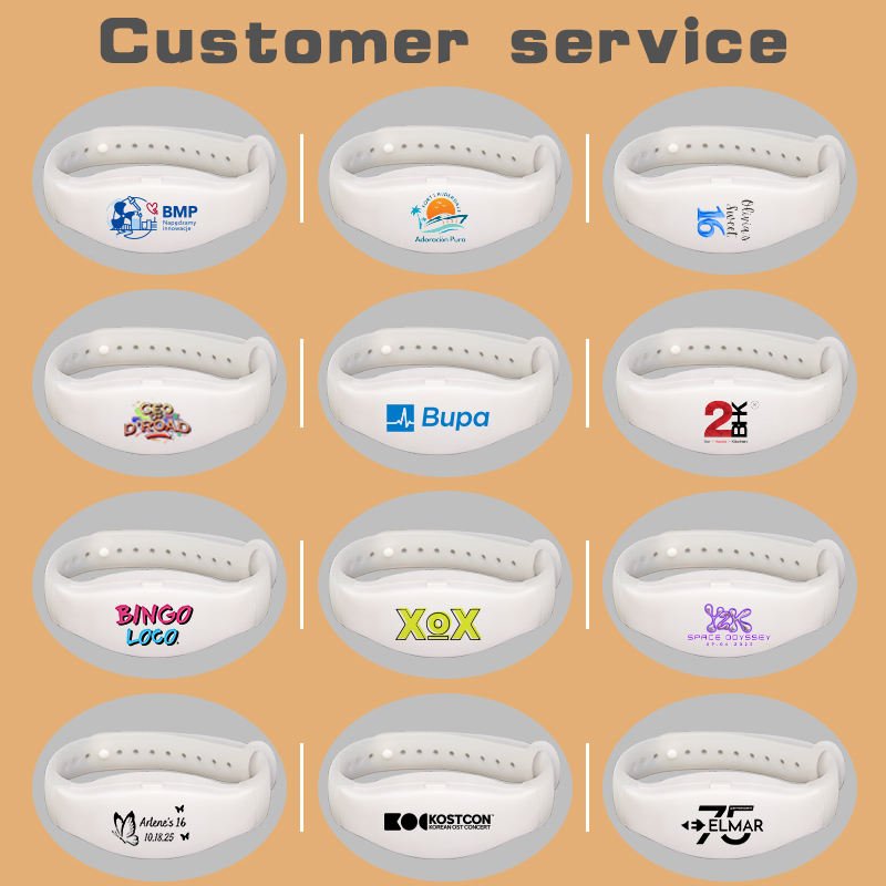 Promotional Party Supplies Led Party Bracelets with Light up Remote Led Wristband Glow Things Wedding Silicone Bands for Event