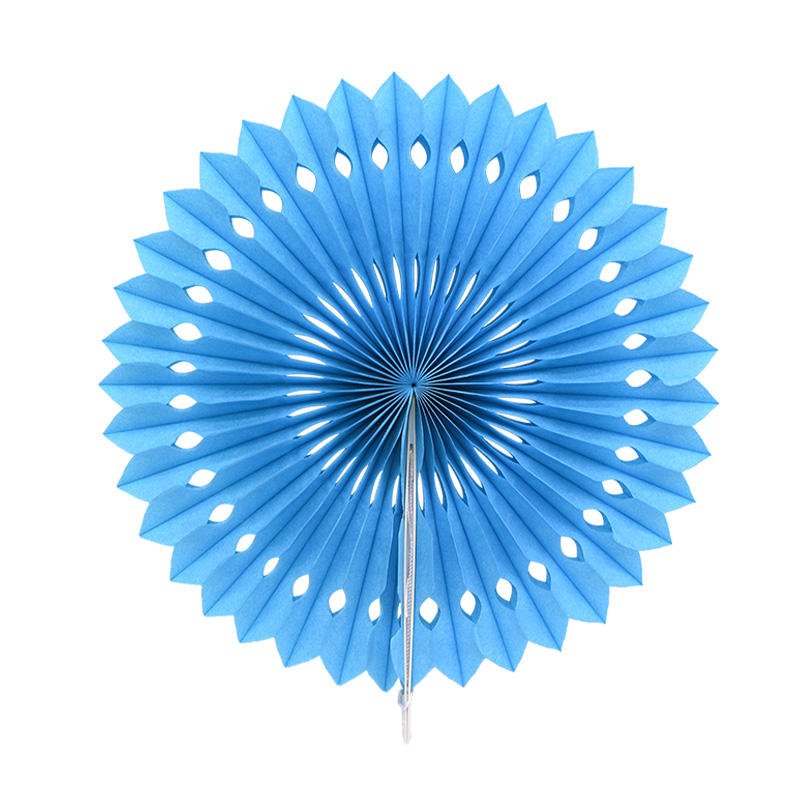 Tissue Hanging Paper Fan DIY Decoration Crafts Wedding Birthday Party Flower Fan