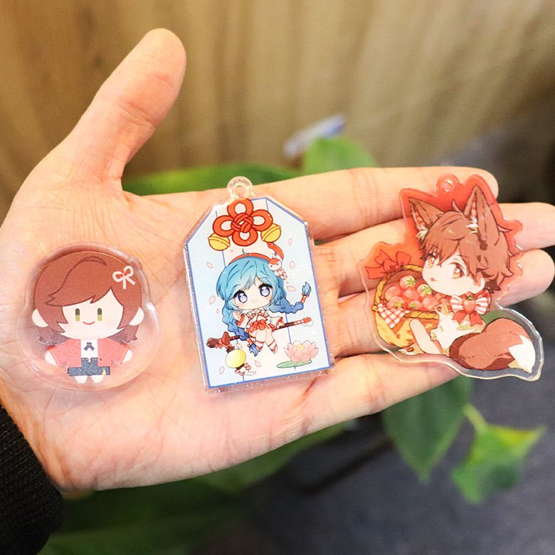 Top Excellent Plastic Manufacturer Acrylic Key Chain Wholesale Custom Exquisite Acrylic Keychains