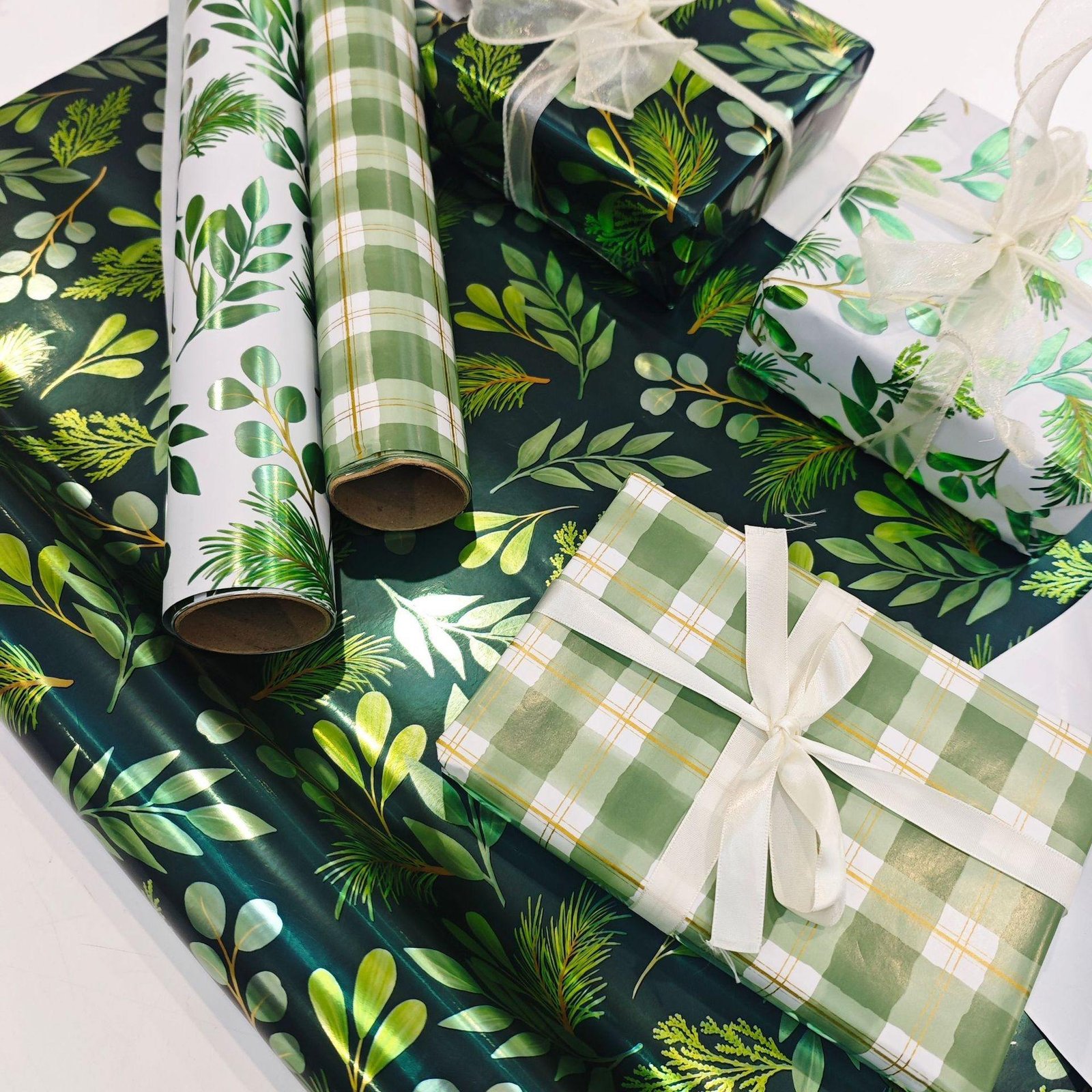 Handmade DIY Printed Tissue Paper Craft Double-Sided Roll for Birthday Festival Wedding Packaging Gifts