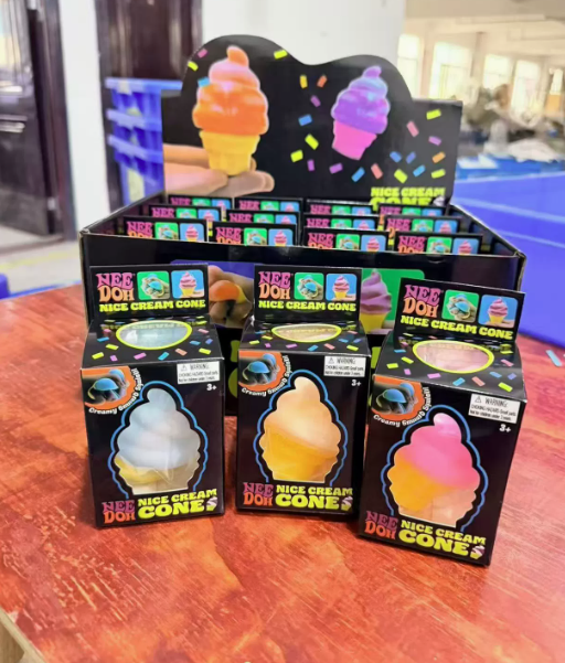 Personalized Needoh Dippin Dazzler Mini Sensory Squeeze Toy Gift Set With Custom Logo for Promotional Giveaway