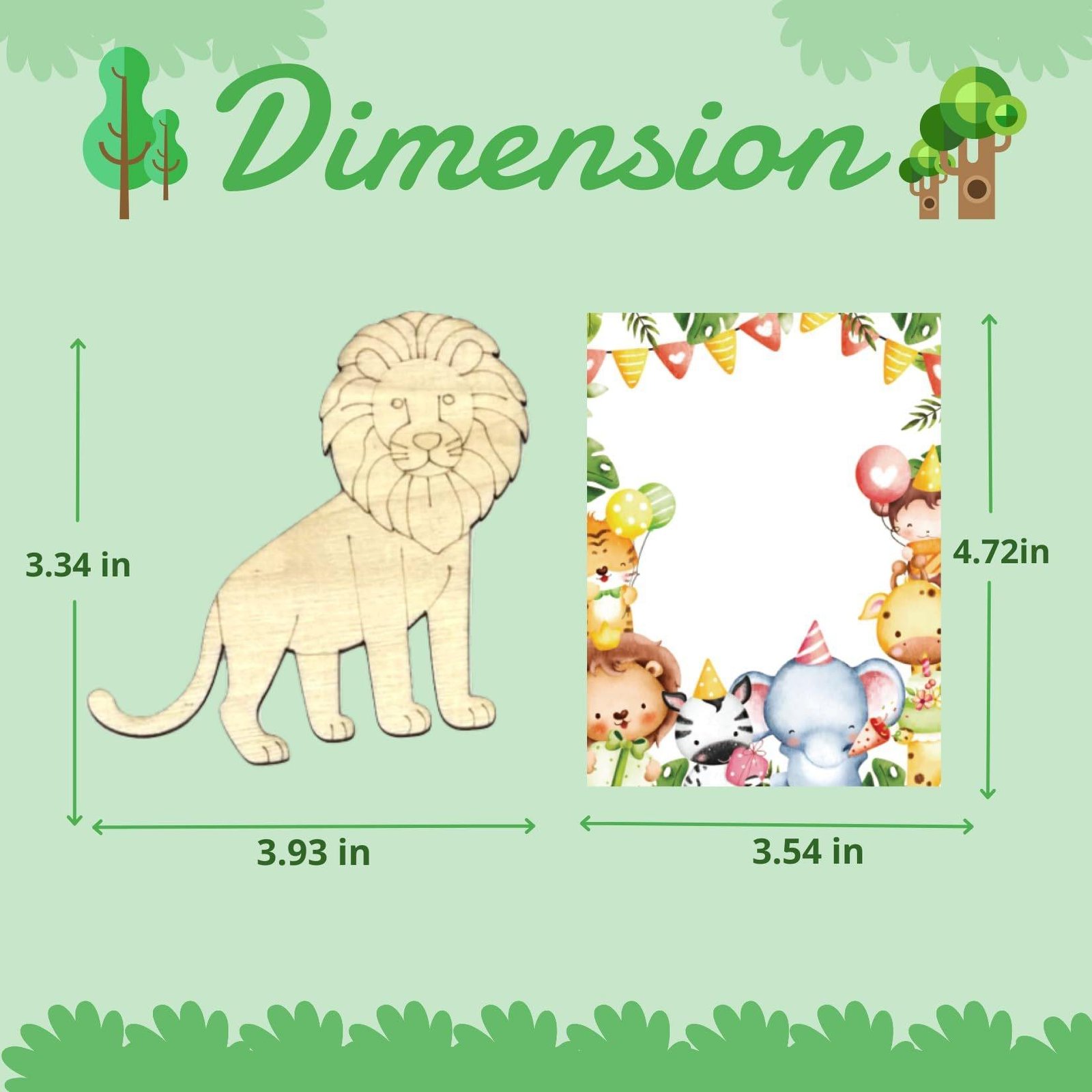 Custom Designed Plywood DIY Print Gift Crafts for Kids Parties Birthday & Prizes Ramadan Easter Christmas & Diwali Festivals