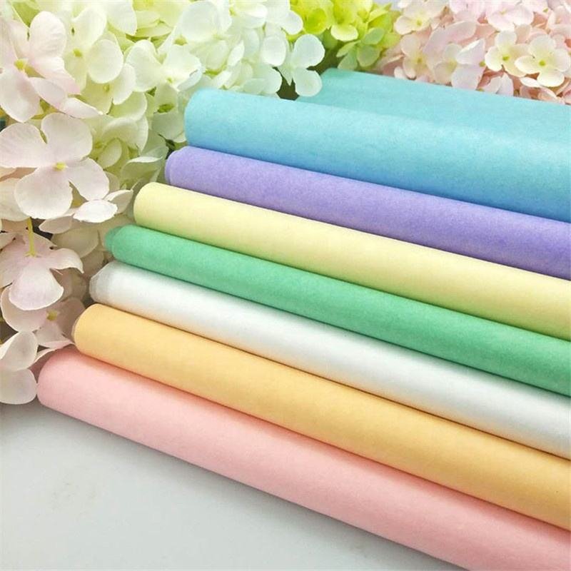 Customized Printed Floral Craft Paper Handmade Wine and Candle Gift Packing Wrapping Tissue Paper