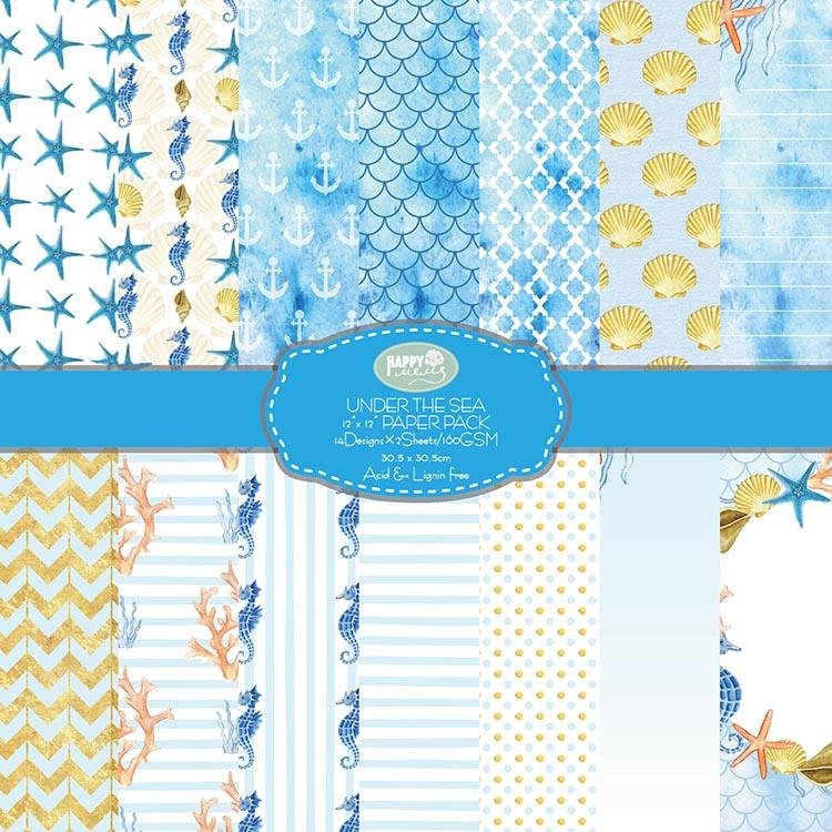 Wholesale Custom Printed Patterned Craft Paper 12 X 12 Scrapbook Paper Pack