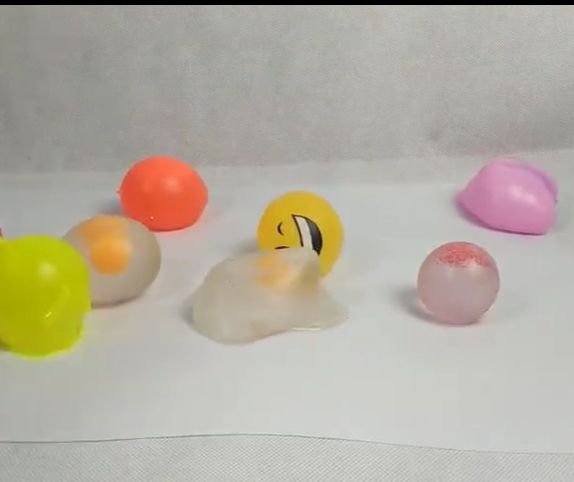 Wholesale TPR Egg Splat Sticky Stress Squeeze Anti Stress Relief Venting Toy Promotional Ball