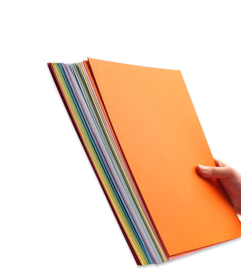 Wholesale 100 Sheets of Craft Coloured Paper A4 Coloured Paper 10 Color 70gsm for DIY