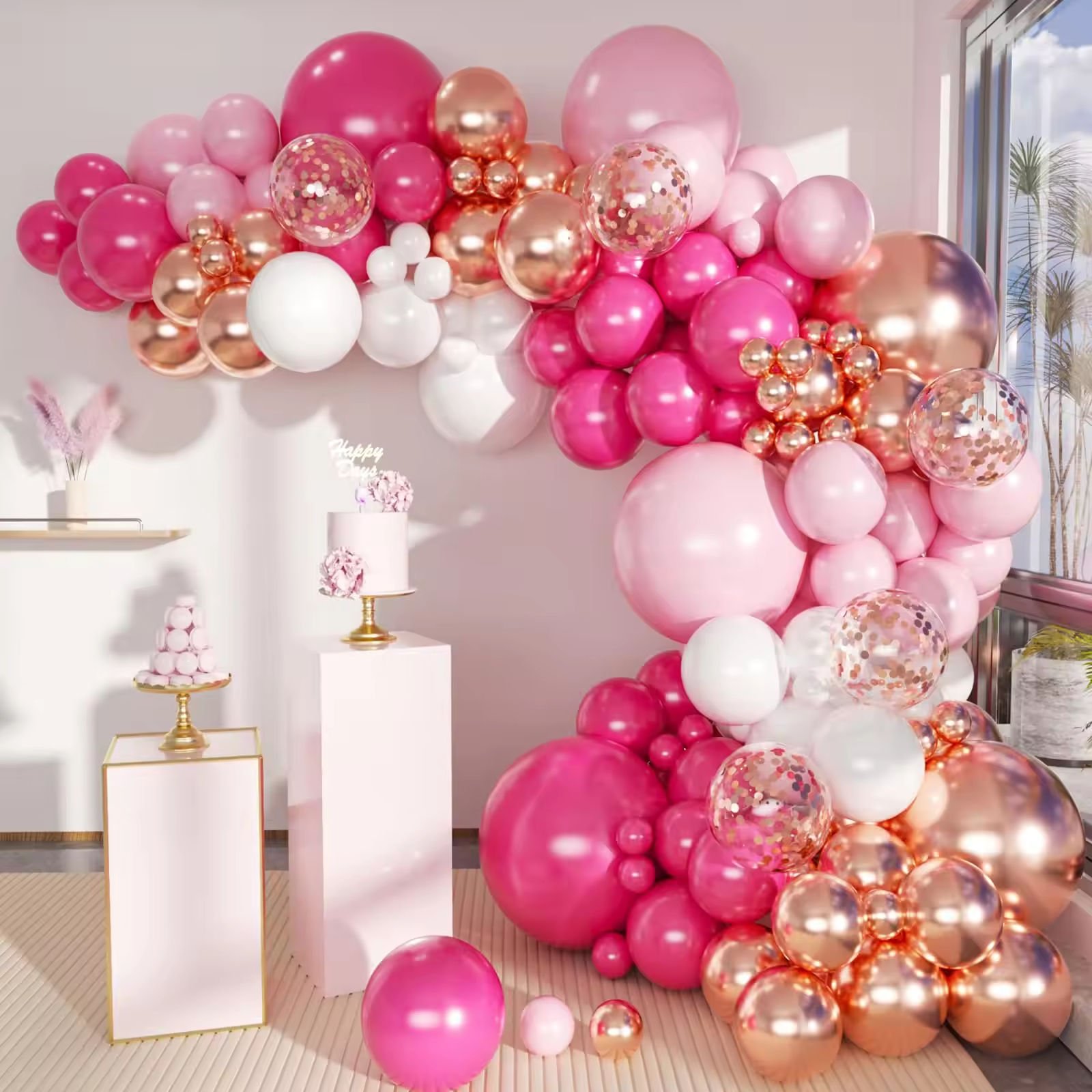 Happy Birthday Decoration Theme Set Balloon Party Decor Birthday Balloons Party Decorations for Kids