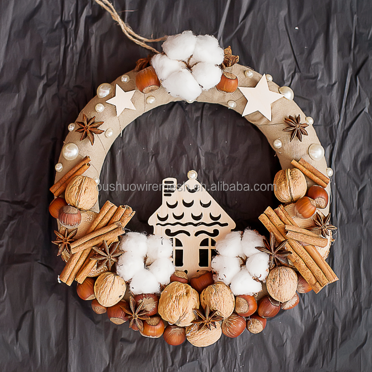 Poly Foam Wreath DIY Craft Styrofoam Rings for New Year and Christmas Decorations
