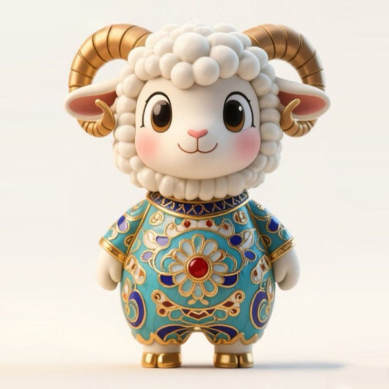 Intangible Cultural Heritage Creative Product Cloisonne Goat