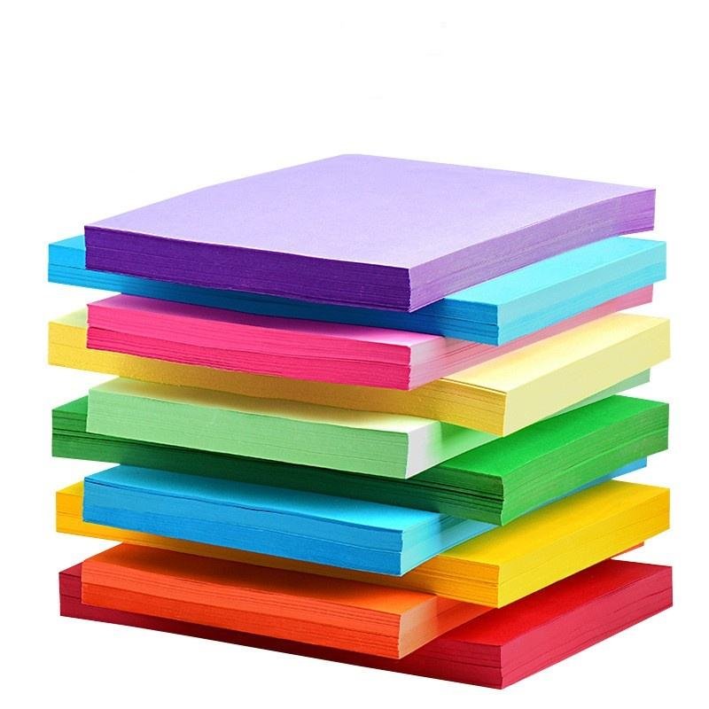A4 Size 30sheets 300gsm Double Color Origami Paper Custom Size Square Colorful Paper for Diy Crafts Paper