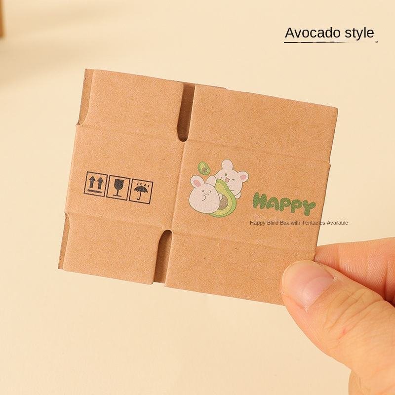 New Internet Celebrous Miniature Express Blind Box Food Play Bottle Resin Ornaments Creative Trendy Hand-made Paper Crafts