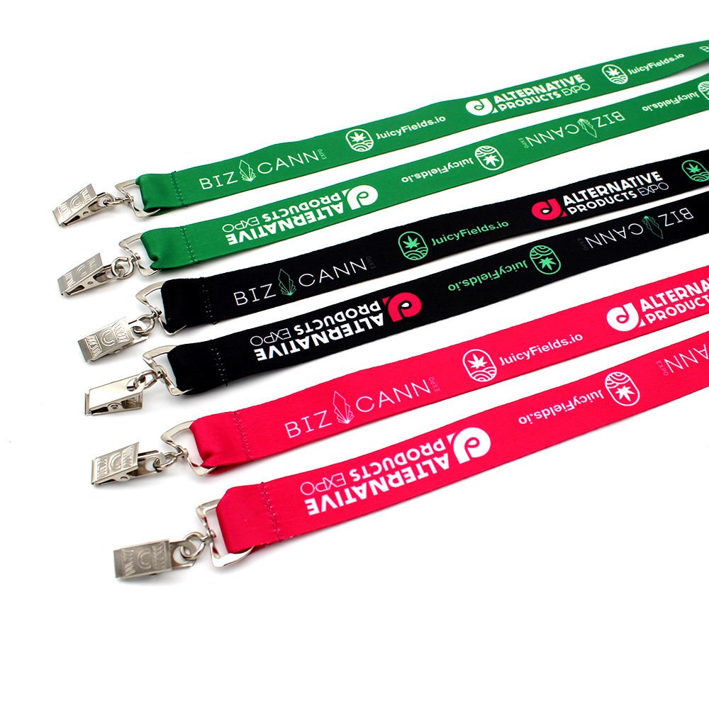 Manufacturer's Custom Polyester Sublimation Lanyards with Logo Low Minimum Order Personalized Neck Tool Printing for Promotions
