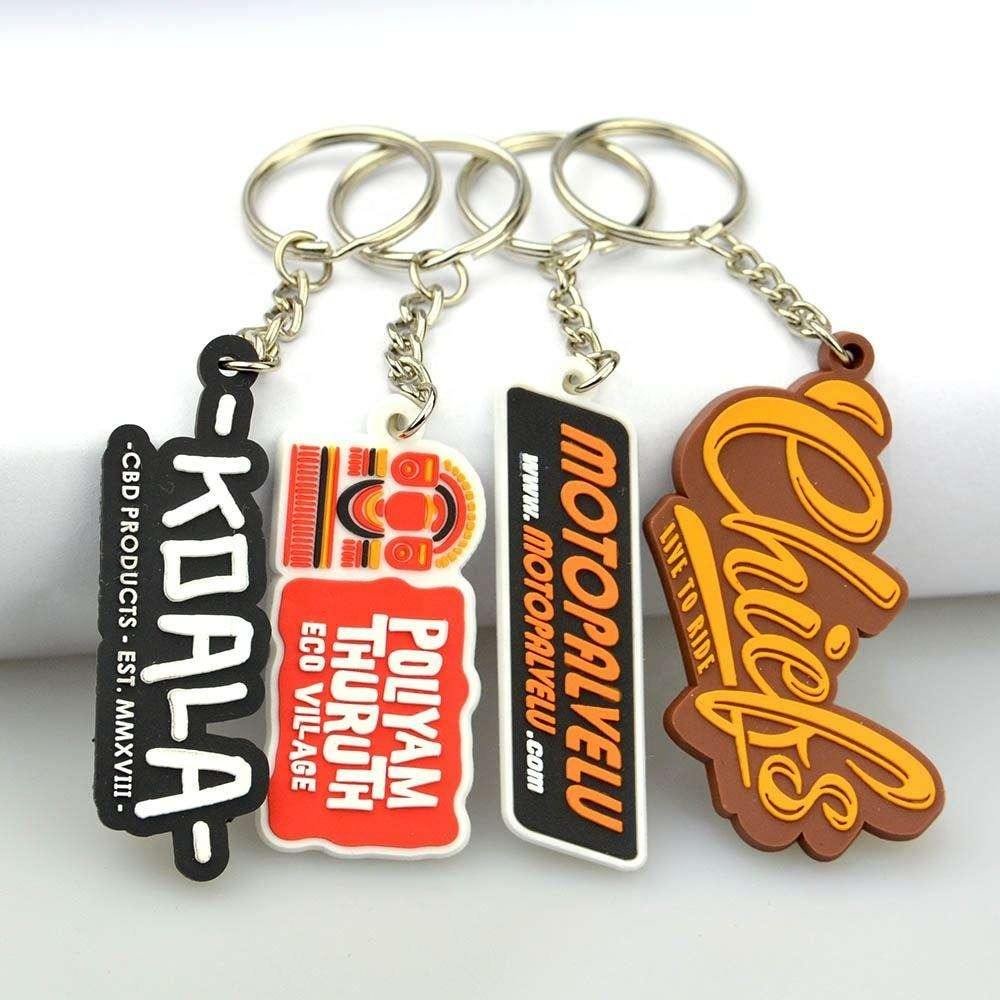 OEM Manufacturer Keychain Made Custom Logo Soft 2D 3D Pvc Keyring Cute Rubber PVC Anime Key Chain