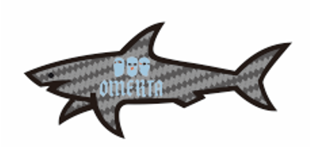 2025 3D Paul Shark Sticker logo Waterproof Cartoon Decoration Sticker Wholesale Inventory Sticker
