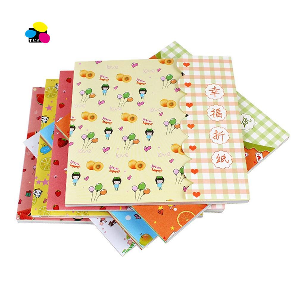15cm Pattern Home Origami Paper Kids DIY Craft Paper Double Sided Creativity for Kids Origami New Year Xmas Gifts
