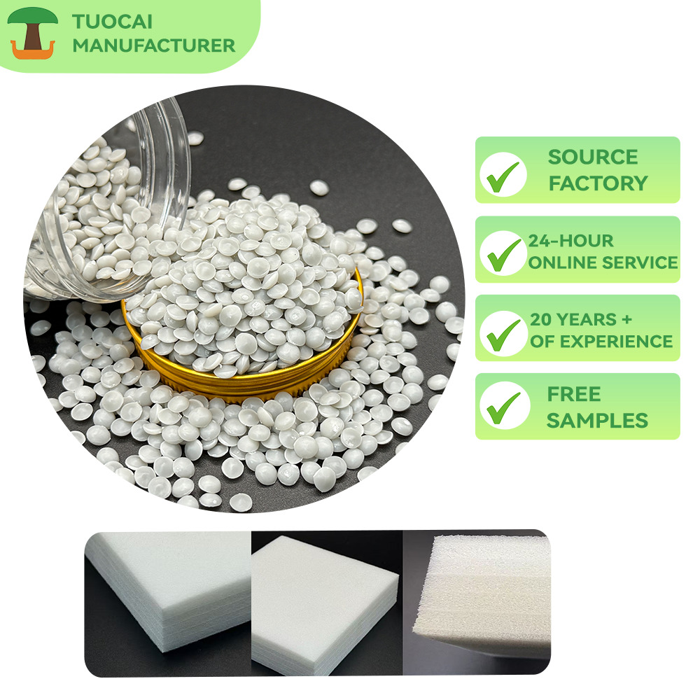 Factory Direct-sale Critical Foaming Masterbatch High Gloss High Temperature Resistance EPE Pearl Foam Application Blow Molding