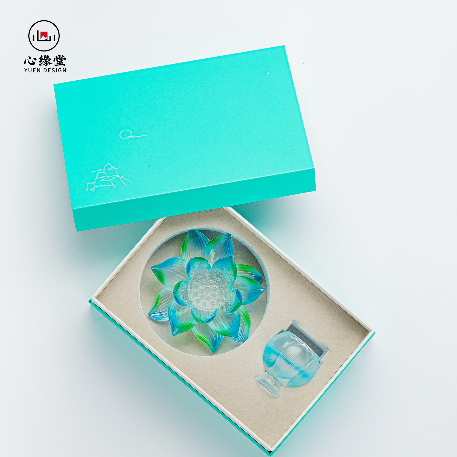 Hot Sale Luxury Handmade Crystal Glass Lotus Flower Theme Other Handicraft for Twelve FloraDeity July Lotus