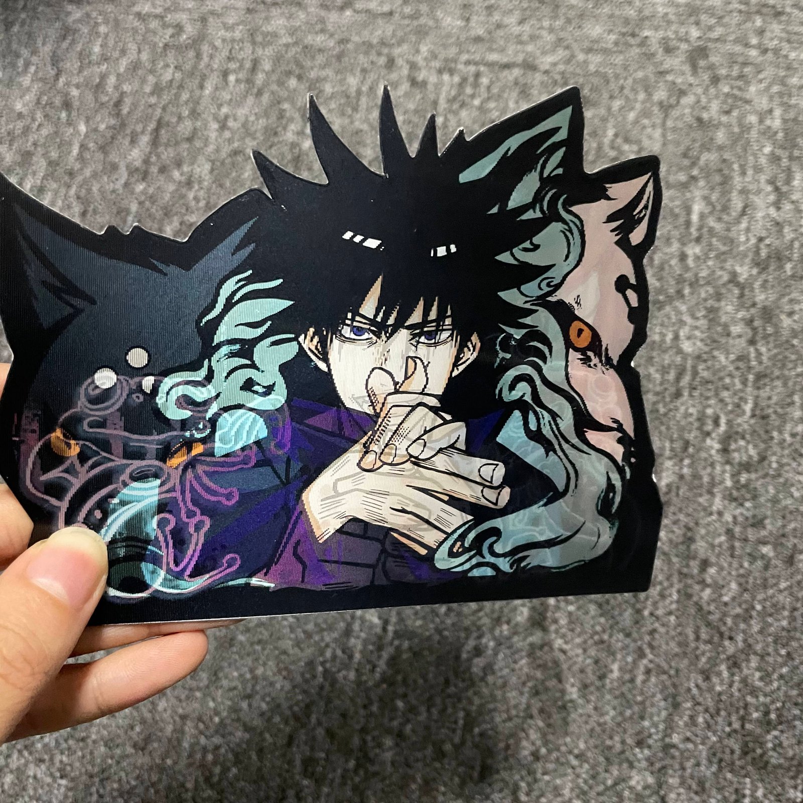 1300 Designs Waterproof Anime Cartoon Stickers Motion Lenticular Decals for Car Laptop Decor Solo Leveling 3D Stickers