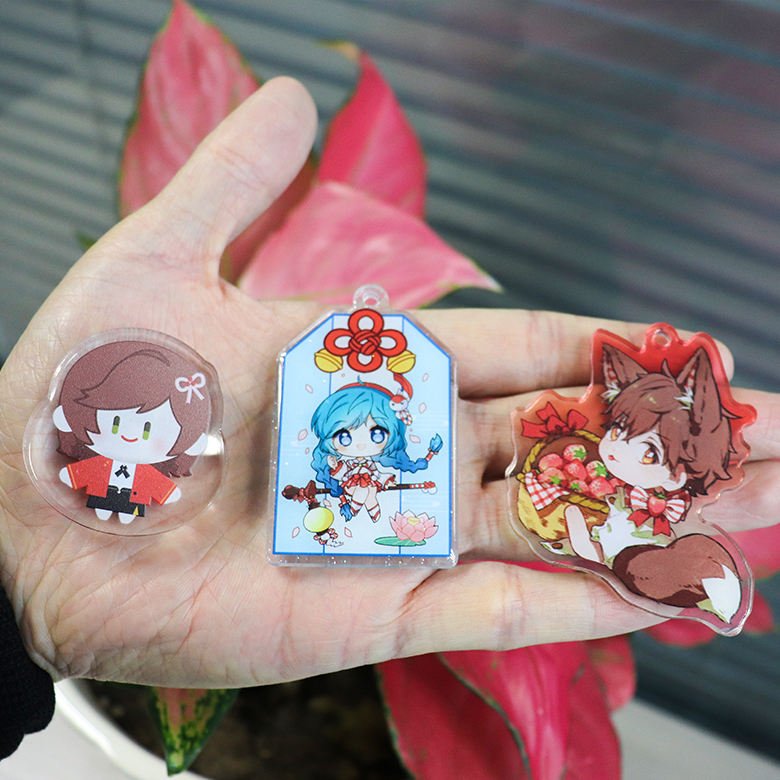Top Excellent Plastic Manufacturer Acrylic Key Chain Wholesale Custom Exquisite Acrylic Keychains