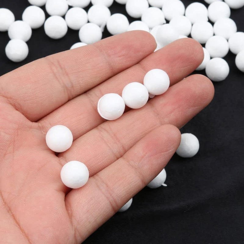 High Quality Solid Polystyrene EPS Fire Retardant Antiflaming Foam Beads Styrofoam Balls White Craft for DIY