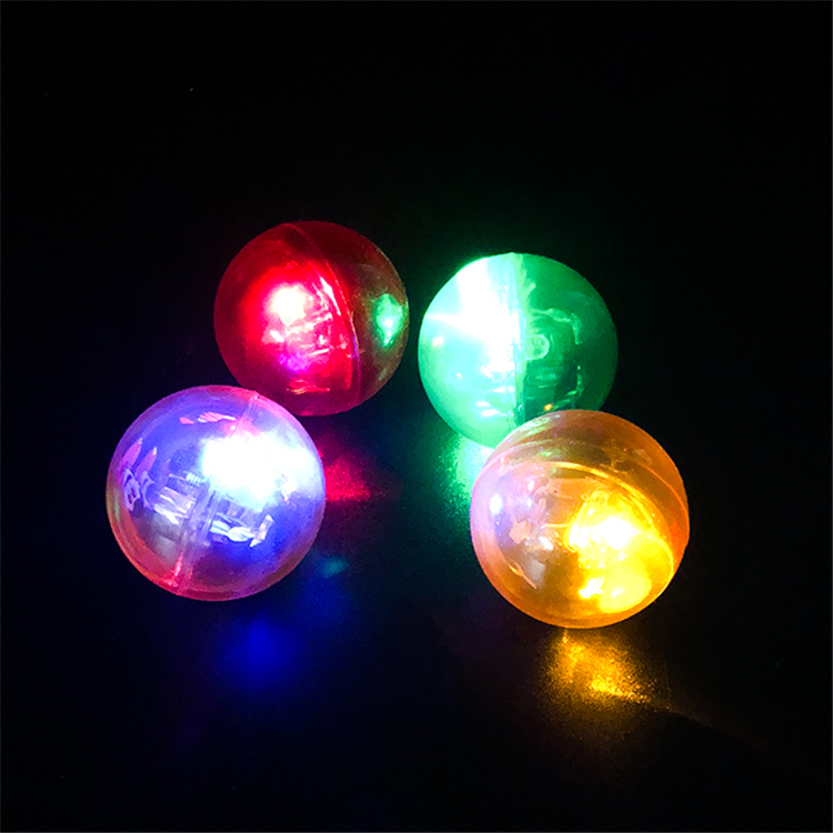 Hot Sale Led Flashing Bouncing Ball Promotional Toy Skip Ball Rubber with Multi-color Light