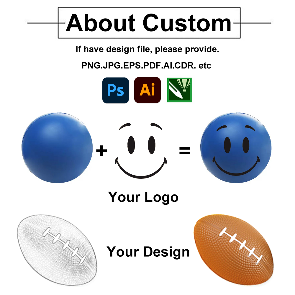 Factory PU Foam Relieve Stress Ball Custom Logo Funny Hand Toy Ball Anti PU Foam Soft Stress Ball With Logo Promotion Gift