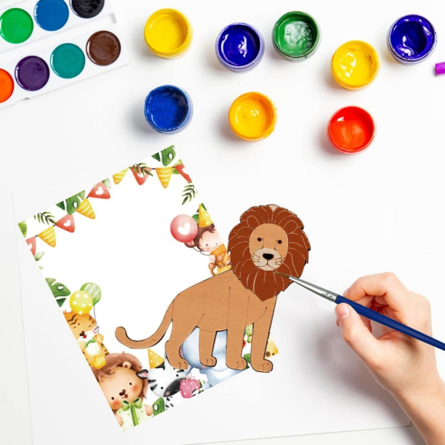 Custom Designed Plywood DIY Print Gift Crafts for Kids Parties Birthday & Prizes Ramadan Easter Christmas & Diwali Festivals