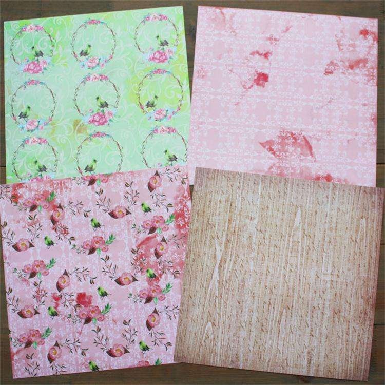Pattern Paper Pack DIY Custom Printed Scrapbook Paper
