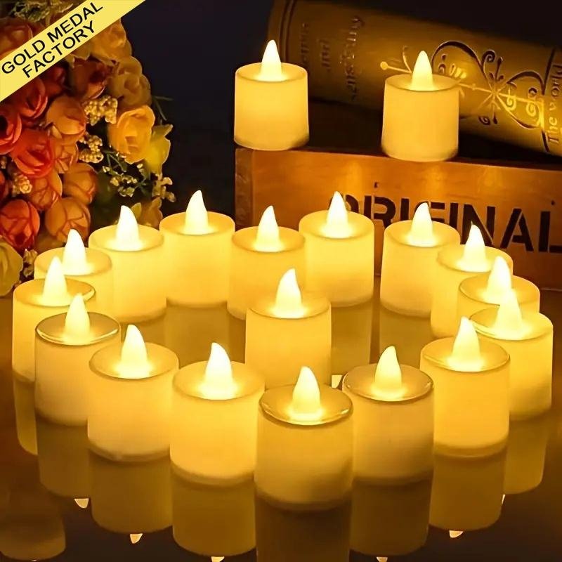 LED Candle Holders & Lanterns-Battery Operated Indoor Decoration for Home Wedding Birthday Ramadan Graduation Festive Events