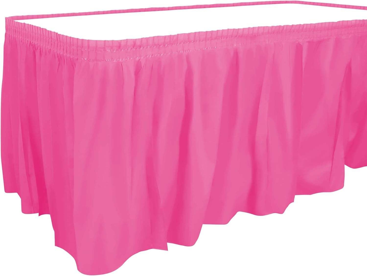 Disposable Plastic Table Skirt for Kitchen Dining Catering Wedding Birthday Party Event Supplies Decoration Table Skirt
