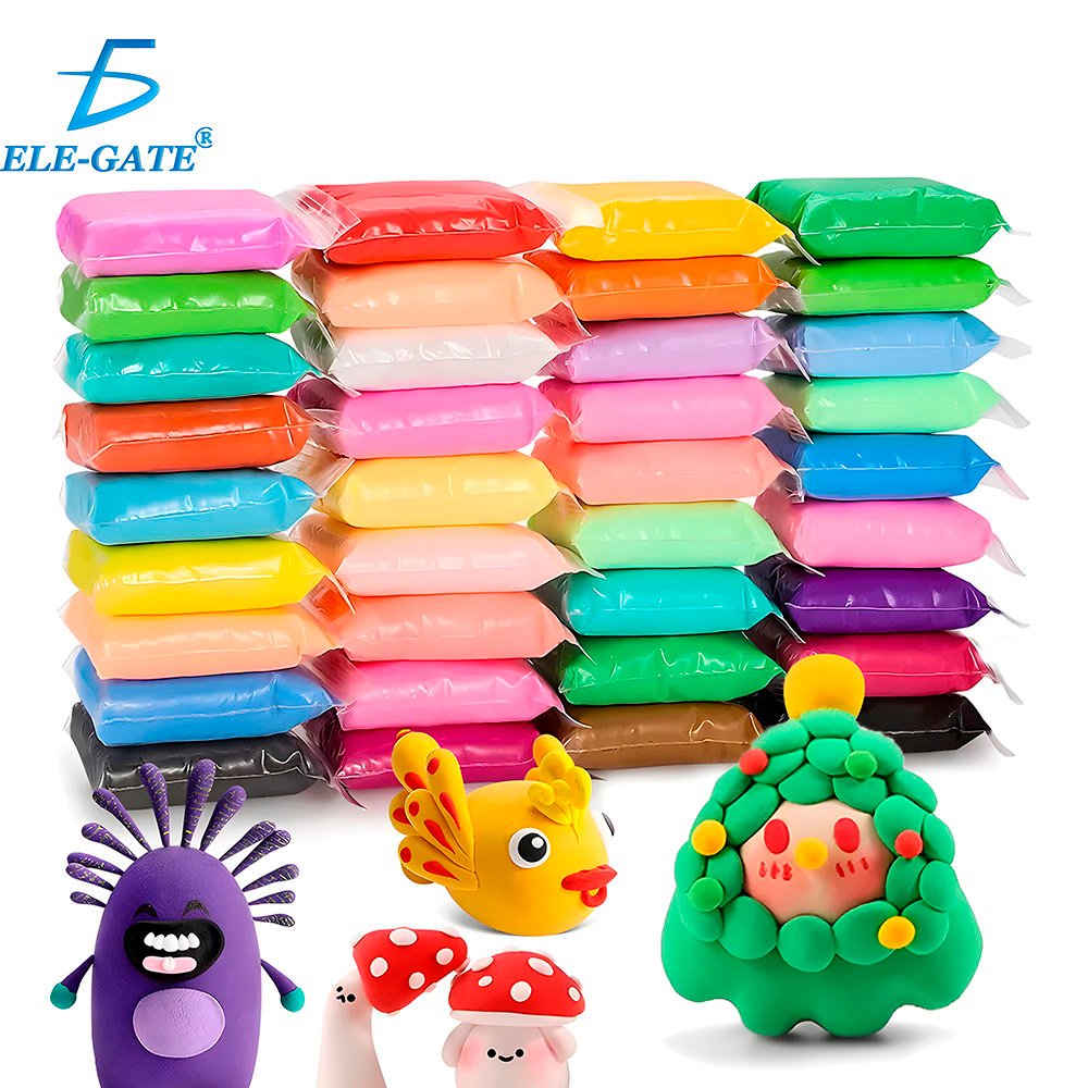 ELE-GATE 36-Color Moldable Polyfoam Crafts for Cartoon-Themed Creative Projects and Toys Model PA.NNM.1117