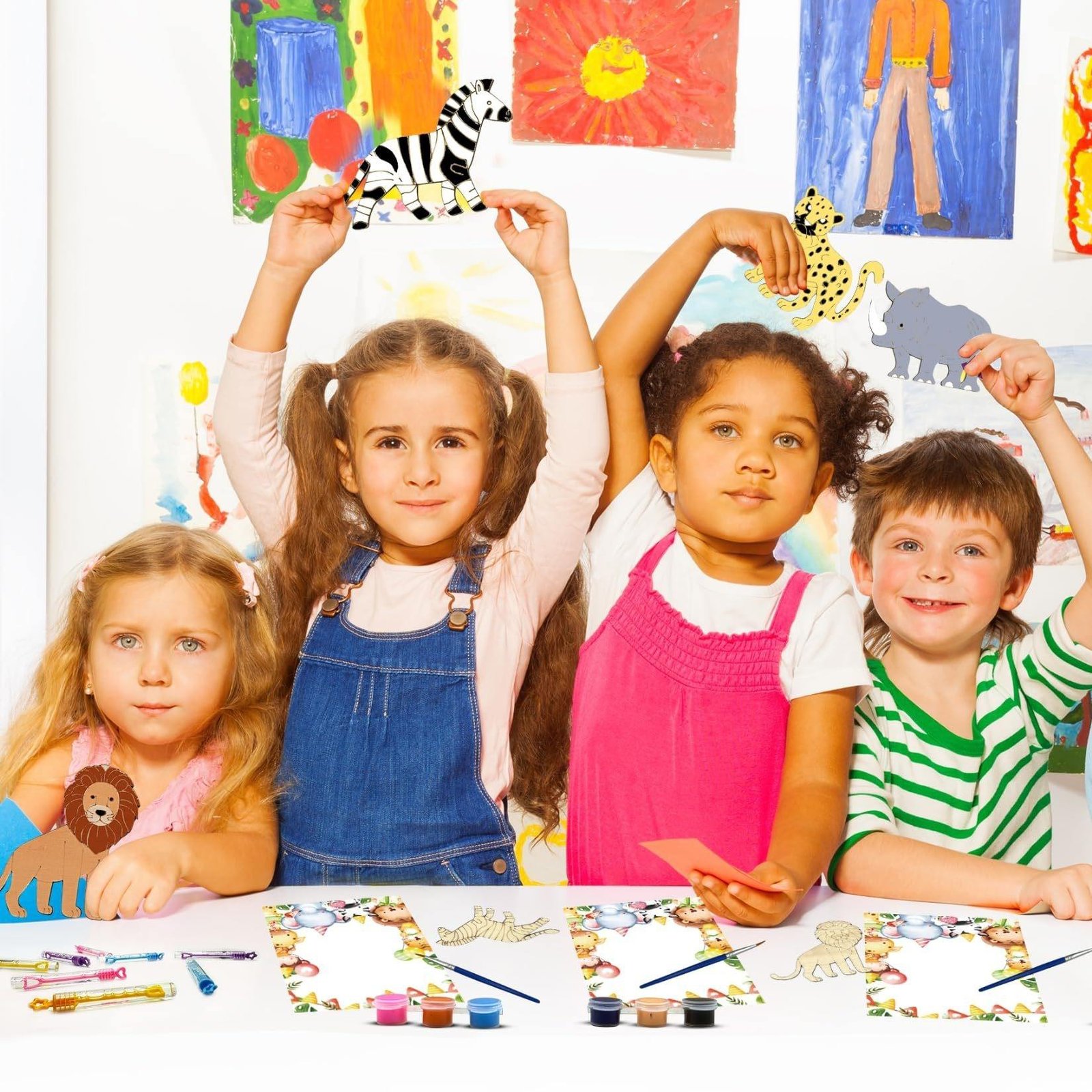 Custom Designed Plywood DIY Print Gift Crafts for Kids Parties Birthday & Prizes Ramadan Easter Christmas & Diwali Festivals