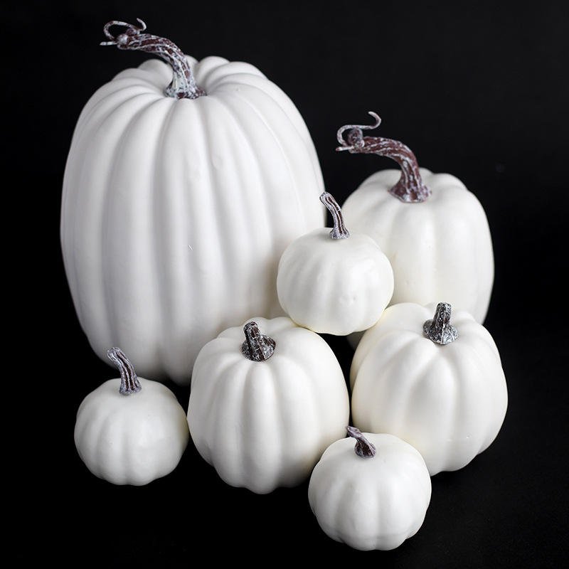 Small DIY Halloween Polyfoam Crafts Pumpkin Ornament Decoration Foam Simulation Model Props for Wholesale